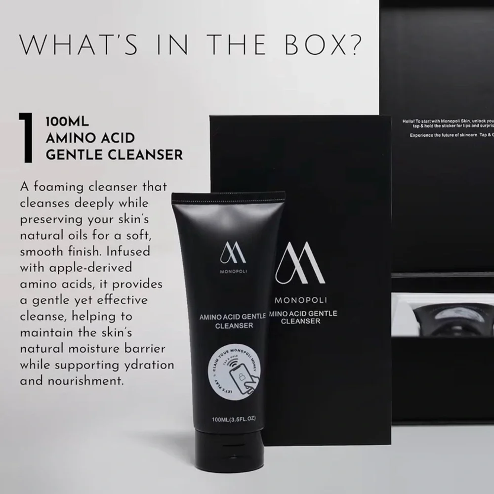 Monopoli Skin Amino Acid Gentle Cleanser 100g Sensitive Skin‎ Apple EXP: 11/27